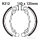 Brake shoes with spring for Honda CL CM XL 125 200 250 Scrambler 76-84