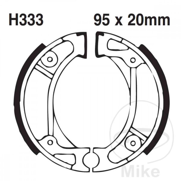 M&acirc;choires de frein avec ressort pour Honda CR CRF NPS XR TLR 50 125 250 85-17