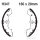 Brake shoes with spring for Honda TRX 300 400 500 650 Fourtrax Foreman 88-07