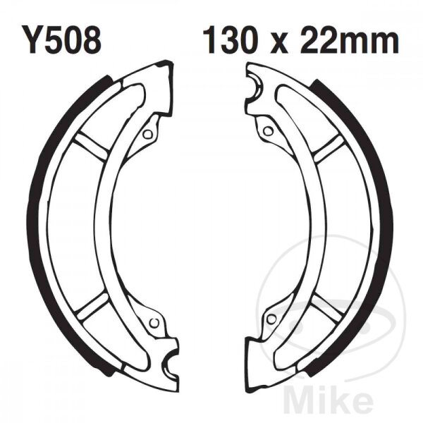 Ganasce freno con molla per Yamaha TT YZ 125 250 490 600 2T K 80-84