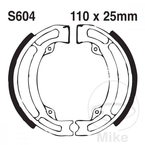 Ganasce freno con molla per Kawasaki KFX Suzuki DR-Z RM TS 50 80 125 80-20