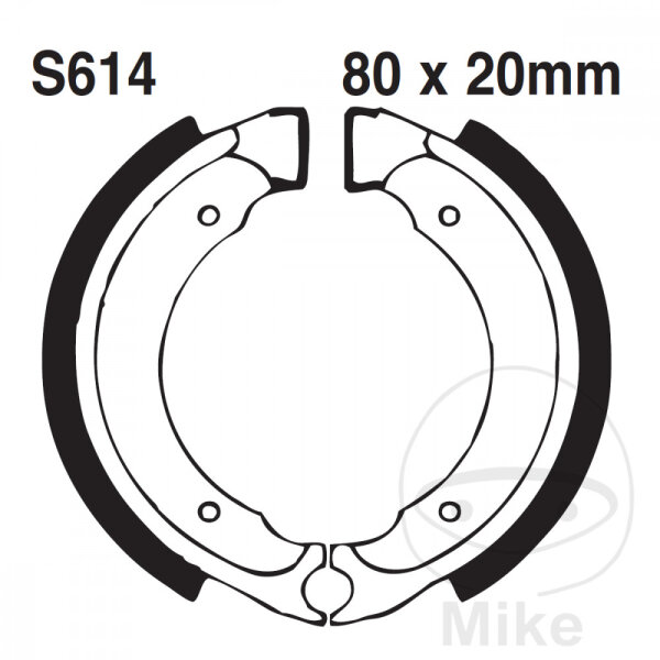 Ganasce freno con molla per Kawasaki KFX Suzuki LT LT-Z 50 80 Quadmaster 95-17
