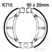 M&acirc;choires de frein avec ressort pour Kawasaki KLX...
