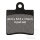EBC Scooter brake pad set organic SFA661/4
