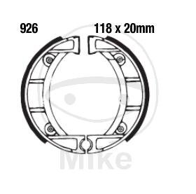 Brake shoes with spring for Malaguti Centro Z&uuml;ndapp ZD 20 40 50 Base 76-96