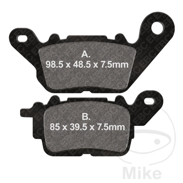 EBC Scooter Bremsklotz Satz organisch SFA694