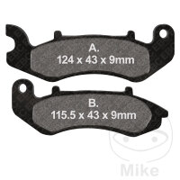 EBC Scooter Bremsklotz Satz organisch SFA707