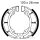 Brake shoes without spring for Suzuki RM TS 50 125 XK 79-97