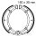Brake shoes without spring for Aprilia Classic 125 Red Rose 125 Gilera Coguar 125 Hercules 50 80