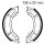 Ganasce freno con molla per Yamaha YZ TT 125 250 490 600 K 2T 80-84
