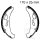 Brake shoes without spring for Vespa Cosa 125 200