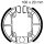 Brake shoes without spring for Piaggio Quartz 50 92-96