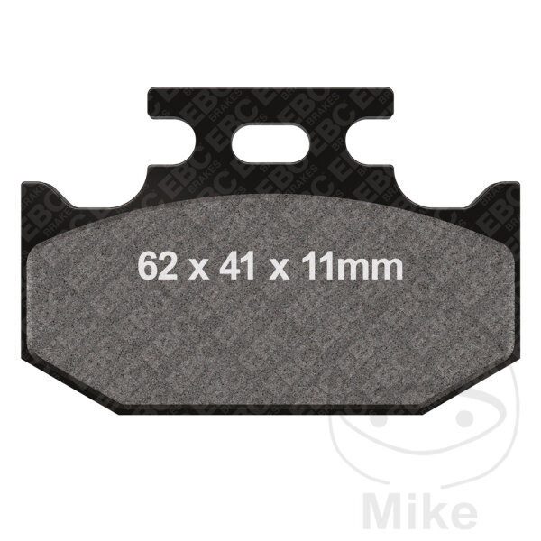 Rear brake pad set for Suzuki RM 125 250 RMX 250 TT 600 WR 400 YZ 125 250 400