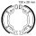 Brake shoes with spring for Aprilia Scarabeo Yamaha DT SR 125 250 600 85-14