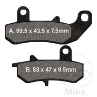 EBC Brake pad set Sinter R Off-Road FA157R