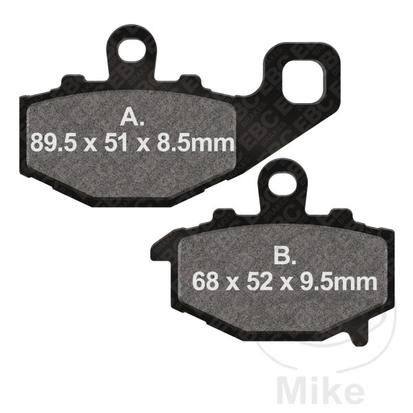 EBC Standard Semi Sintered Metal Brake Pads (V Series) FA192V