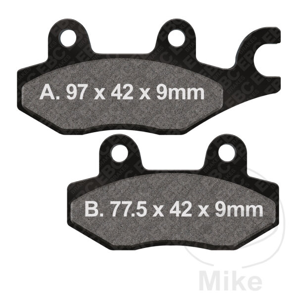 EBC brake pads standard FA197