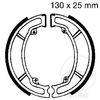 Brake shoes with spring for Honda CN Piaggio Hexagon 250 Helix GT 86-00