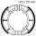 Brake shoes with spring for Suzuki CP UK UX LT-F 50 125 160 Estilette 92-20
