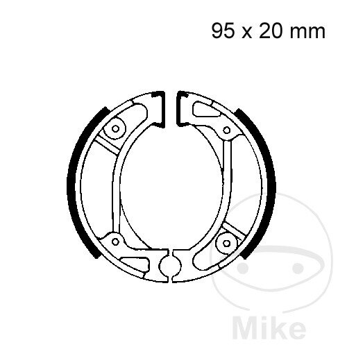 Ganasce freno con molla per Honda CR CRF XR 50 80 125 F 82-20