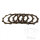 Clutch plates TRW for Yamaha WR YZF-R 125 # 2008-2017