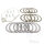 Clutch repair kit for Yamaha TT XT 600 1983-2004