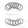 Clutch repair kit TRW for Yamaha MT-07 700 # 2014-2020