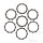Clutch plates TRW for Husqvarna Svartpilen Vitpilen 401 KTM Duke RC 390