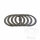 Clutch steel discs TRW for Kawasaki KMX 125 KX 80 85 1991-2019