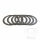 Disques dembrayage en acier TRW pour Yamaha DT RD TDR 125 1982-2002