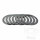 Clutch steel discs TRW for Yamaha FJ 1100 1200 XJR 1200 1300 YZF -R1 1000