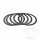 Clutch steel discs TRW for Honda CBX VF 750 VT 1100 1982-1994