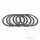 Clutch steel discs TRW for Honda GL 1000 VF 750 1977-1984