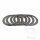 Discos de acero para embragues TRW para Honda CB 400 450 500 CBF 500 NV TRX 400