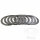 Clutch steel disc set TRW for Suzuki GSX-R 750 W # 1992-1995