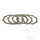 Clutch plates TRW for Honda CB CBF CG CLR 125 CM 125 185 200 CR 80 85 CRF