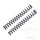 Fork spring linear YSS spring rate 8.5 for Kawasaki ZX-6R 636 Ninja Yamaha FZ1 1000 YZF-R6 600
