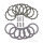 Clutch plate set for BMW G 650 2008-2016