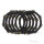 Clutch plates carbon for Honda CB CMX 250 CR 125 CRF 150 VT 250 1983-2020