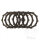 Clutch plates EBC for Honda MTX 200 Yamaha YBR 250 1983-2013