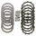 Clutch plate set for Kawasaki ZX-6R 600 P Ninja 2007-2017