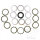Clutch plate set for Yamaha FJR 1300 XT 1200 XVS 1300 2001-2020