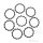 Clutch plates carbon for Suzuki GR GSF 650 GSX 600 750 1983-2006