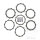 Clutch plate set aramide for KTM Duke RC 390 2015-2017