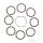 Clutch repair kit ATH for Husqvarna TC 610 TE 410 610