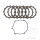 Clutch repair kit for Kawasaki KX 125 M 2003-2008