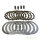 Jeu de disques dembrayage pour Honda CRF 450 R 2011-2012