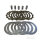 Clutch plate set for Husqvarna CR WR WRE 125 2000-2011