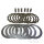 Jeu de disques dembrayage pour Suzuki RM-Z RMX 450 2008-2020