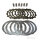 Clutch plate set for Yamaha YFZ 350 Banshee 1989-2009